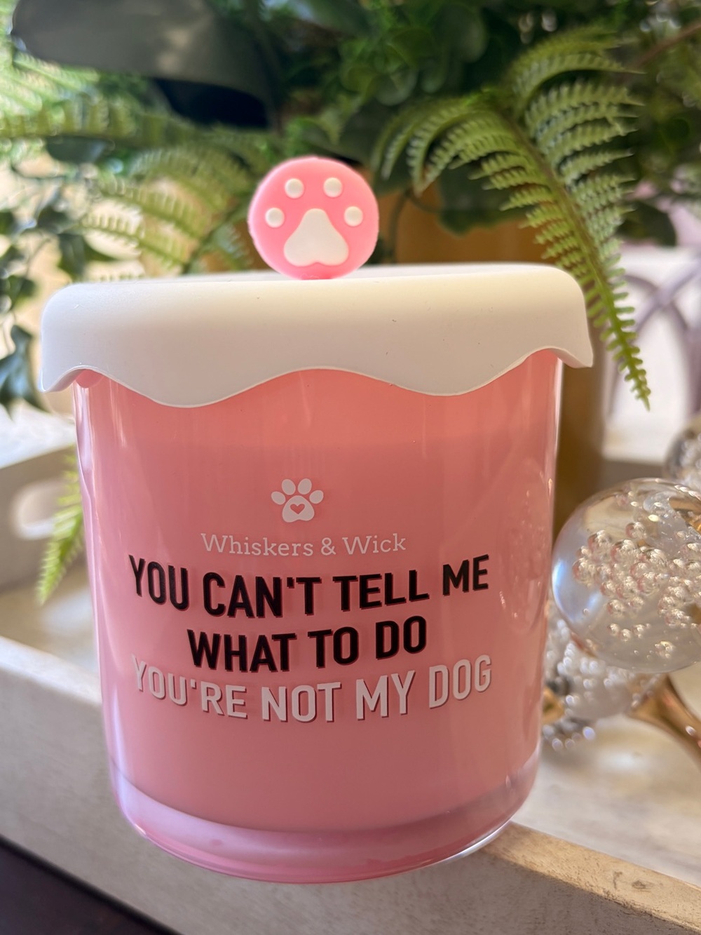 Pink 'You Can't Tell Me What To Do- You’re Not My Dog-Parisian Spring Scent-13oz